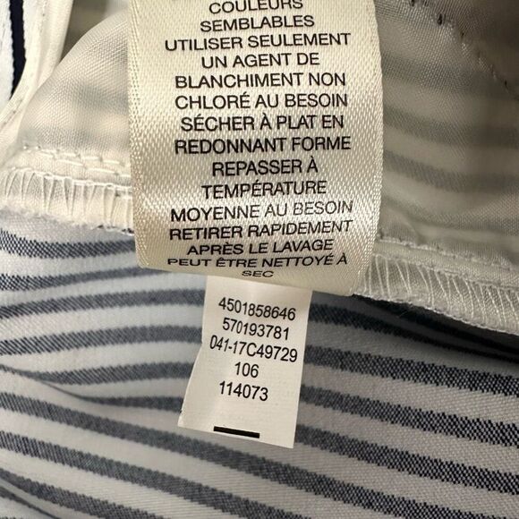 Chico's Sailor Stripe Hardware Crop Pants size 16 - Picture 9 of 10